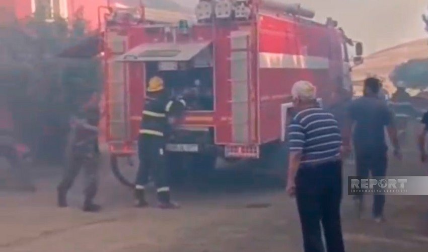 Cəlilabadda şadlıq evində baş verən yanğın söndürülüb - Yenilənib Cəlilabadda şadlıq evində baş verən yanğın söndürülüb - Yenilənib