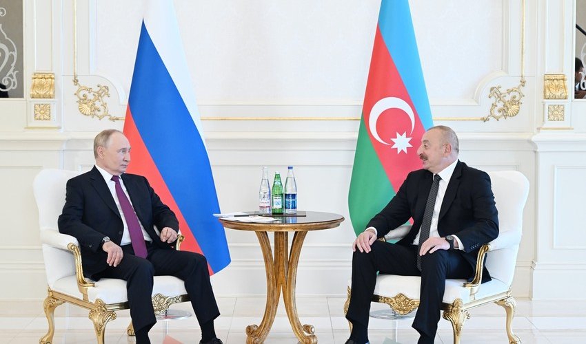 Президент Азербайджана поздравил Владимира Путина Президент Азербайджана поздравил Владимира Путина