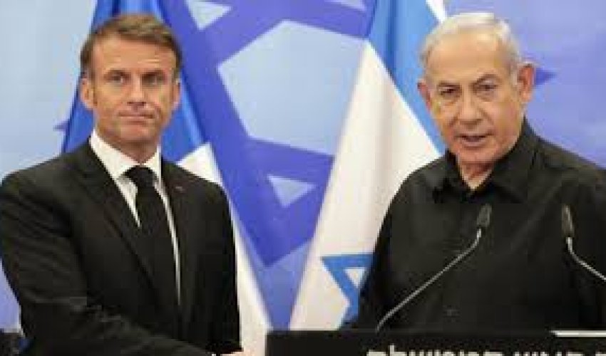 Makron və Netanyahu arasında telefon danışığı olub Makron və Netanyahu arasında telefon danışığı olub