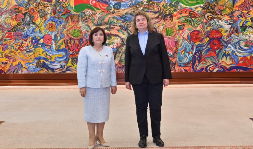 Sahibə Qafarova Bolqarıstan Milli Assambleyasının sədri ilə görüşüb