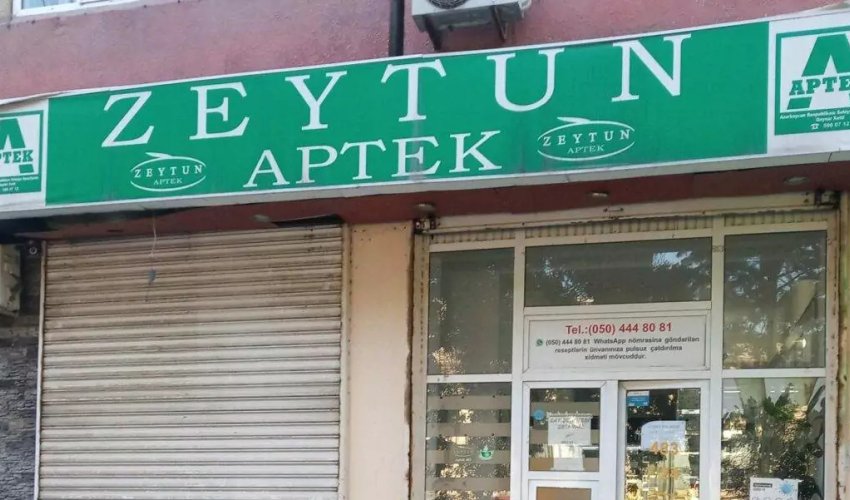 "Zeytun" aptekdə nöqsanlar aşkarlanıb "Zeytun" aptekdə nöqsanlar aşkarlanıb