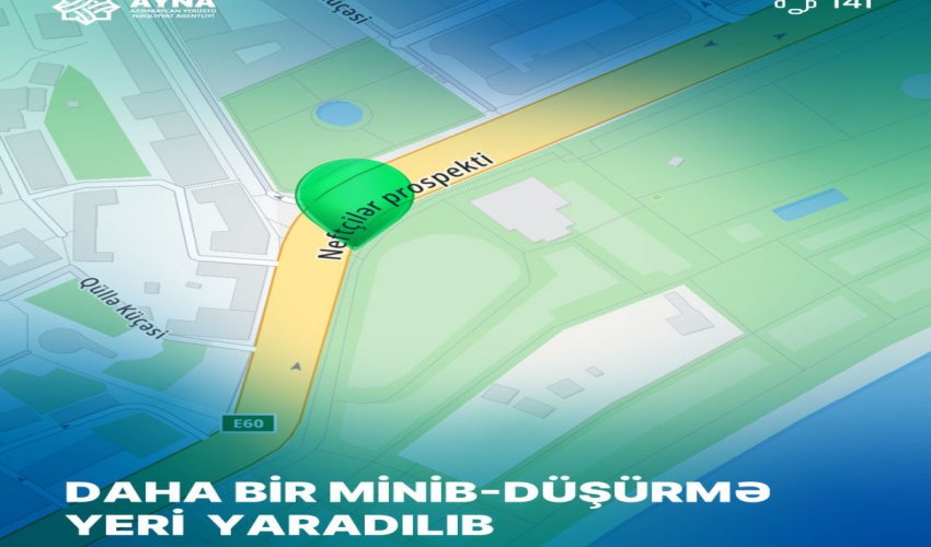 Daha bir avtobus zolağında minib-düşmə yeri yaradılıb Daha bir avtobus zolağında minib-düşmə yeri yaradılıb