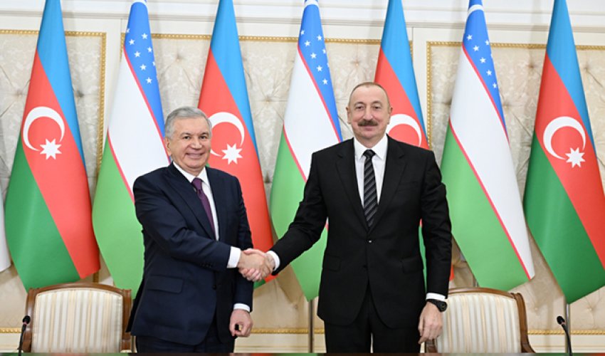 Prezident Mirziyoyevlə görüşündən paylaşım edib - <span style=