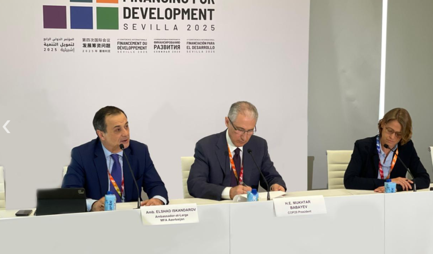 Azerbaijan spotlights climate finance at global forum