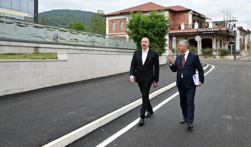 Prezident bir sıra açılışlarda iştirak edib - Yenilənib