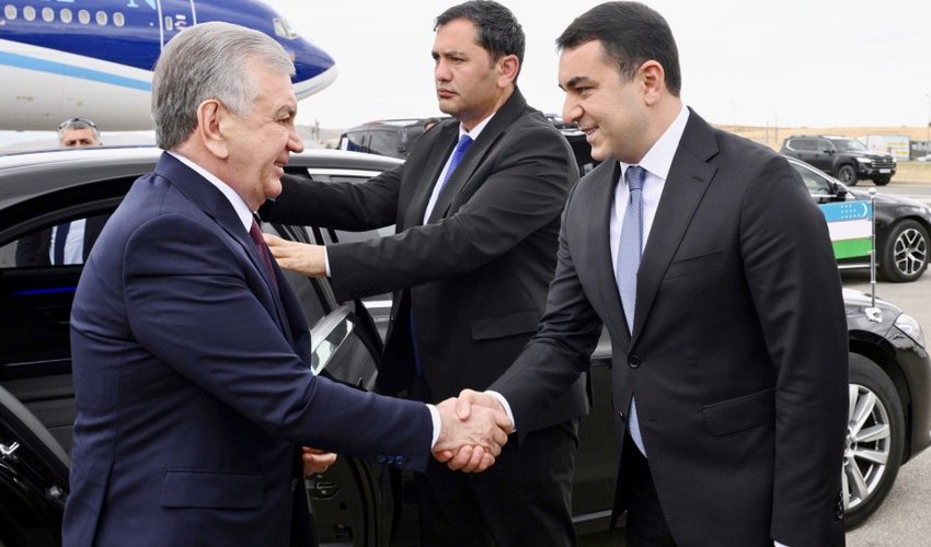 Şavkat Mirziyoyevin Azərbaycana səfəri başa çatıb