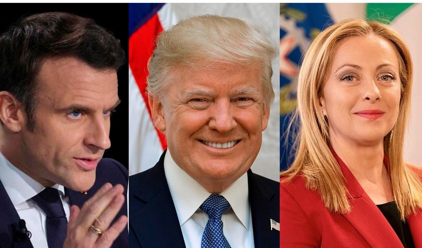 Трамп провел телефонные разговоры с Макроном и Мелони Трамп провел телефонные разговоры с Макроном и Мелони
