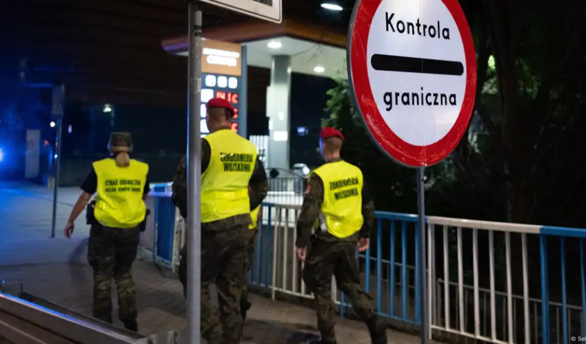 Polşa Almaniya ilə sərhəddə müvəqqəti sərhəd nəzarətinə başlayıb Polşa Almaniya ilə sərhəddə müvəqqəti sərhəd nəzarətinə başlayıb