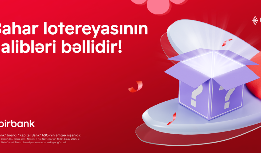 Birbank Bahar lotereyasının qalibləri bəlli oldu Birbank Bahar lotereyasının qalibləri bəlli oldu