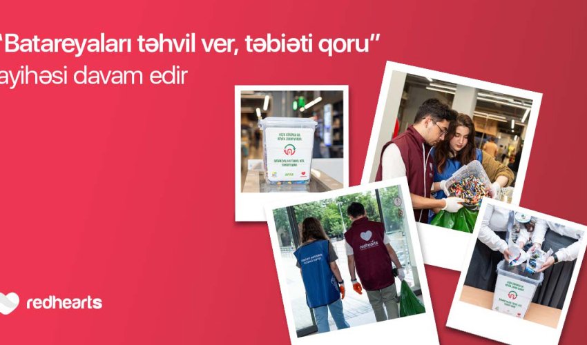“Batareyaları təhvil ver, təbiəti qoru” layihəsi çərçivəsində 96 kq işlənmiş batareya toplanaraq təhvil verilib “Batareyaları təhvil ver, təbiəti qoru” layihəsi çərçivəsində 96 kq işlənmiş batareya toplanaraq təhvil verilib