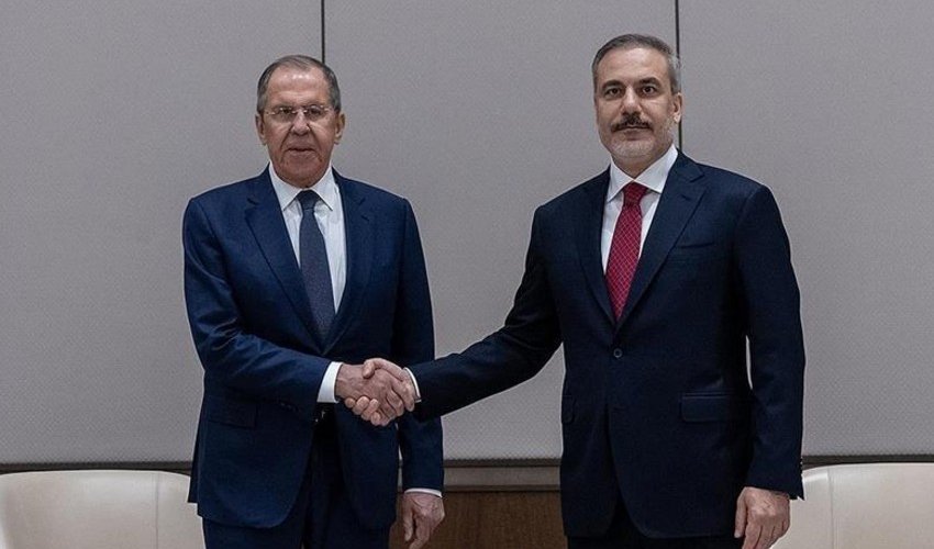 Hakan Fidan Sergey Lavrovla görüşüb Hakan Fidan Sergey Lavrovla görüşüb