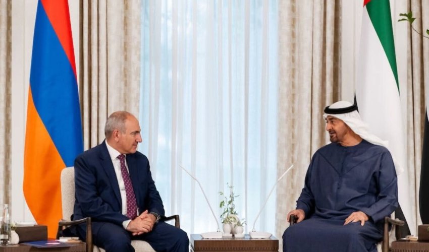 Armenia's Pashinyan meets UAE president ahead of Aliyev talks Armenia's Pashinyan meets UAE president ahead of Aliyev talks