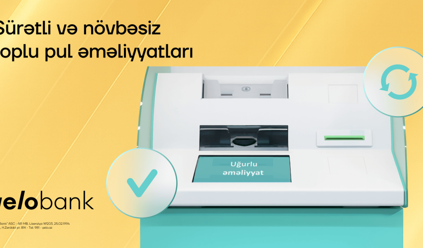Yelo Bank müştərilərinin rahatlığı üçün toplu mədaxillər "KorpON" terminallarında! Yelo Bank müştərilərinin rahatlığı üçün toplu mədaxillər "KorpON" terminallarında!