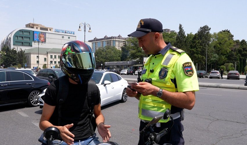 Polis ikitəkərli nəqliyyat sürücülərinə xəbərdarlıq edib - Video