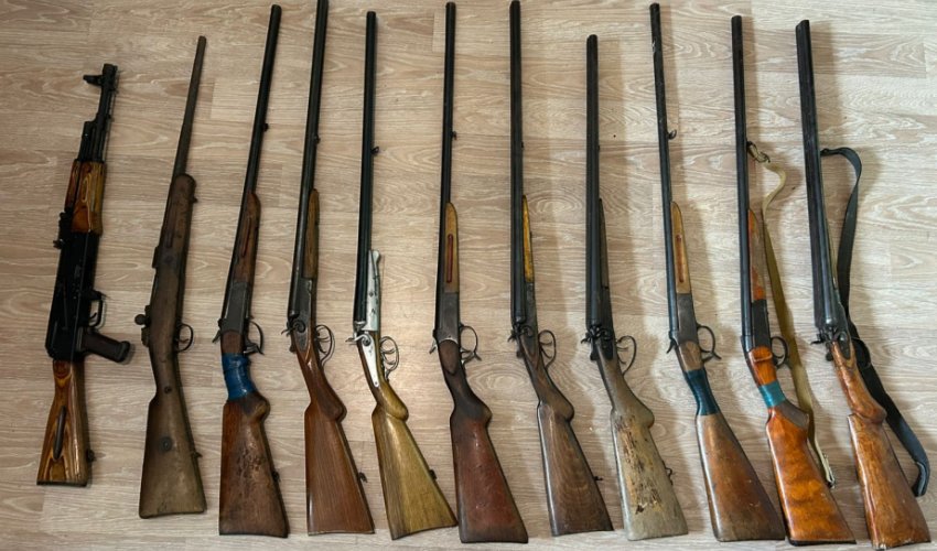 Ötən gün qanunsuz saxlanılan odlu silah-sursat aşkar edilib