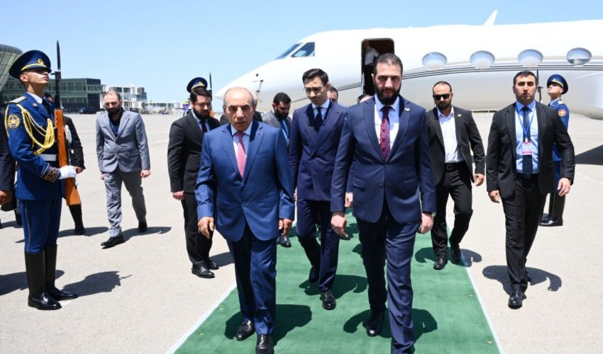 Suriya Prezidenti Azərbaycana gəlib