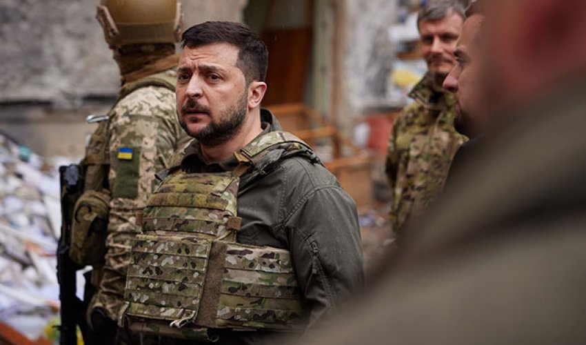 Zelenski bu həftə Ukraynaya olunan PUA hücumlarının sayını açıqlayıb Zelenski bu həftə Ukraynaya olunan PUA hücumlarının sayını açıqlayıb
