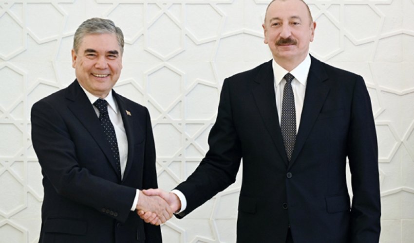 Azərbaycan və Türkmənistan liderləri ikitərəfli əlaqələrin genişləndirilməsini müzakirə ediblər Azərbaycan və Türkmənistan liderləri ikitərəfli əlaqələrin genişləndirilməsini müzakirə ediblər