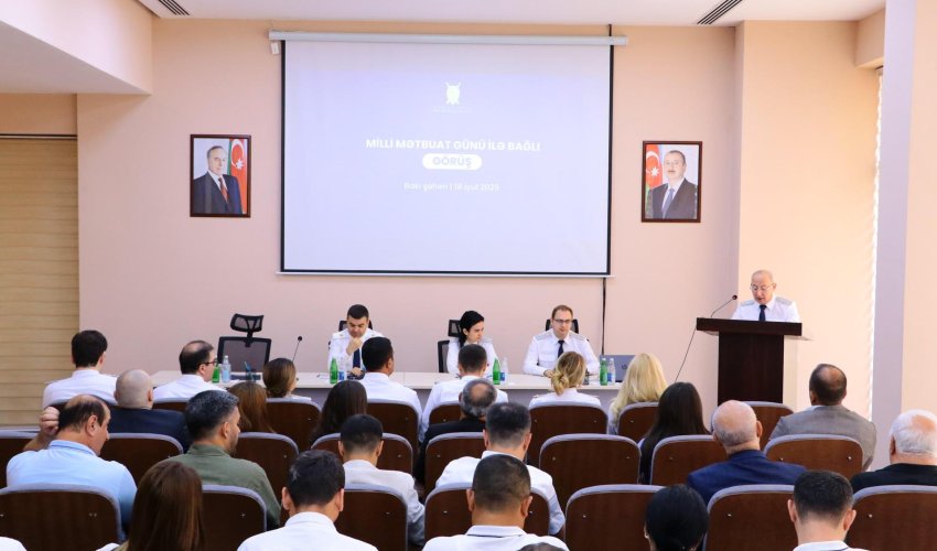 Baş Prokurorluq Milli Mətbuat Günü münasibətilə media nümayəndələri ilə görüş keçirib Baş Prokurorluq Milli Mətbuat Günü münasibətilə media nümayəndələri ilə görüş keçirib