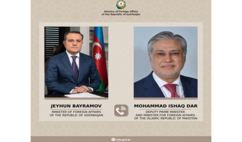 Azərbaycan və Pakistan XİN rəhbərləri arasında telefon danışığı olub Azərbaycan və Pakistan XİN rəhbərləri arasında telefon danışığı olub