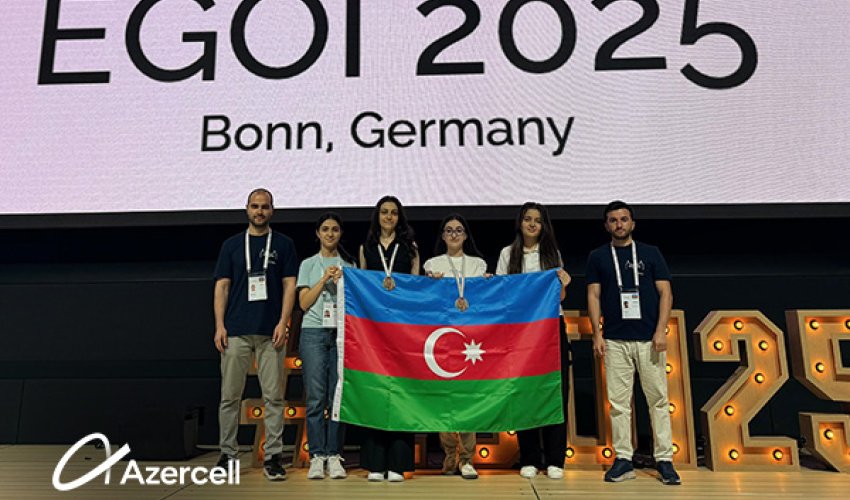 Success of Azercell-supported Azerbaijani team at the European Girls’ Olympiad in Informatics Success of Azercell-supported Azerbaijani team at the European Girls’ Olympiad in Informatics