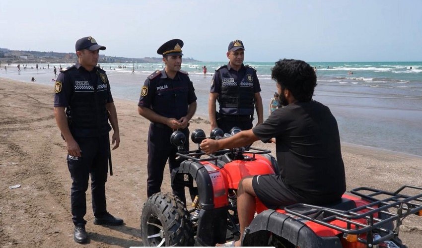 Polis çimərliklərdə profilaktik tədbirləri davam etdirir Polis çimərliklərdə profilaktik tədbirləri davam etdirir