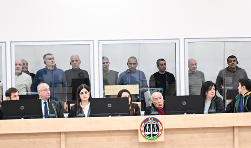 Hərbi cinayətlər törətməkdə təqsirləndirilən erməniəsilli şəxslərin məhkəməsi keçirilir
