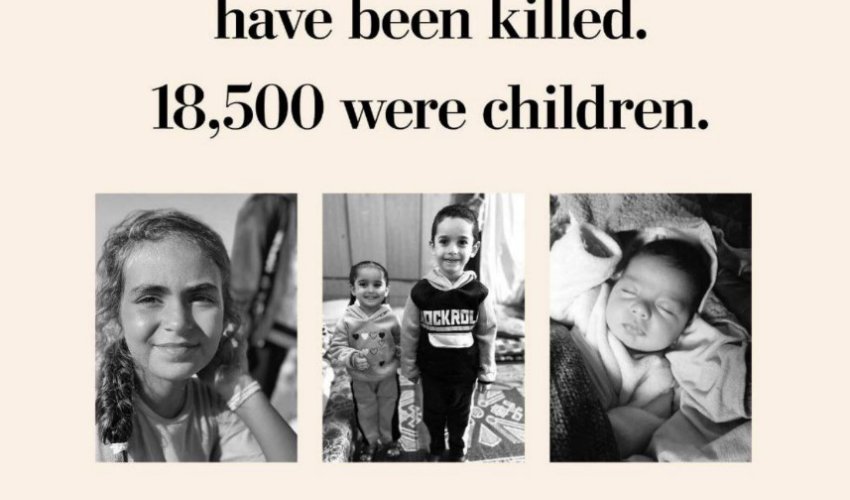 The Washington Post publishes names of 18,500 children killed in Gaza