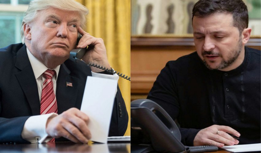Трамп разговаривает с Зеленским - Oбновлено