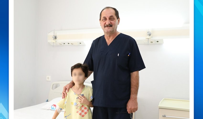 "Saç yeyən uşaq" əməliyyat olunub "Saç yeyən uşaq" əməliyyat olunub
