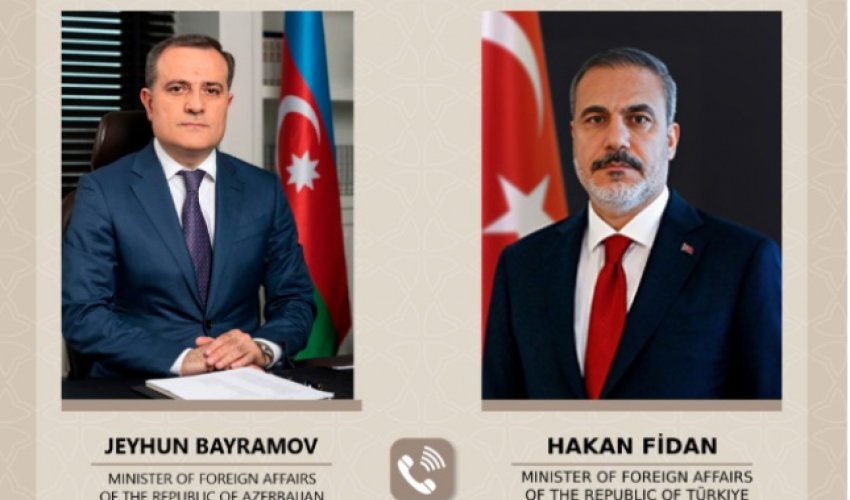 Ceyhun Bayramovla Hakan Fidan arasında telefon danışığı olub Ceyhun Bayramovla Hakan Fidan arasında telefon danışığı olub