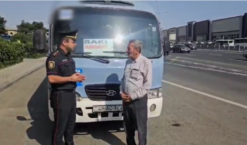 Sərxoş vəziyyətdə avtobus idarə edən sürücü həbs edilib Sərxoş vəziyyətdə avtobus idarə edən sürücü həbs edilib