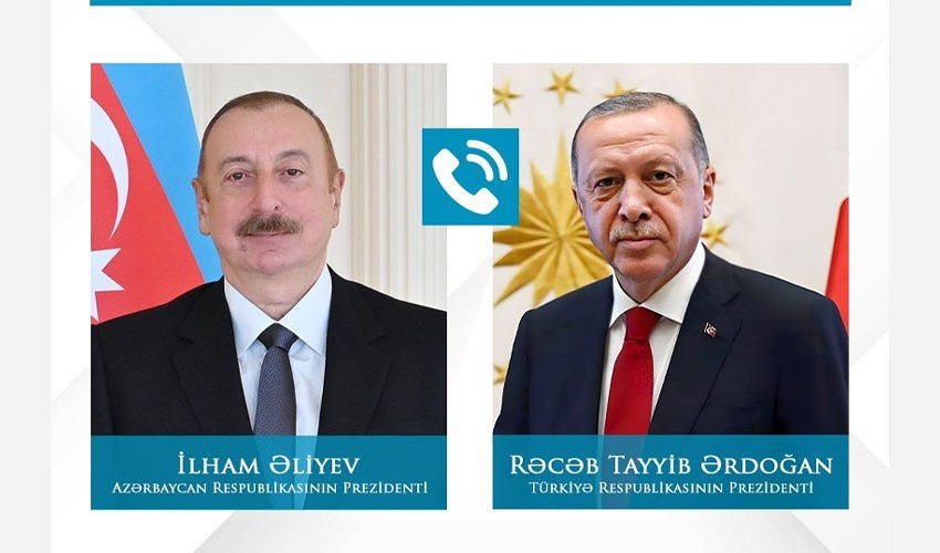 İlham Əliyev Rəcəb Tayyib Ərdoğana zəng edib İlham Əliyev Rəcəb Tayyib Ərdoğana zəng edib