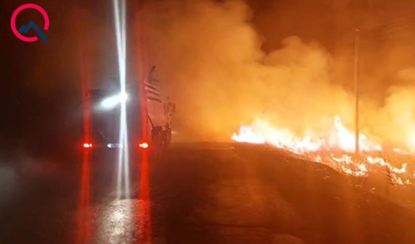 Ağdamda yanğın başlayıb Ağdamda yanğın başlayıb
