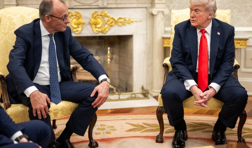 Канцлер Германии неделями уговаривает Трампа Канцлер Германии неделями уговаривает Трампа
