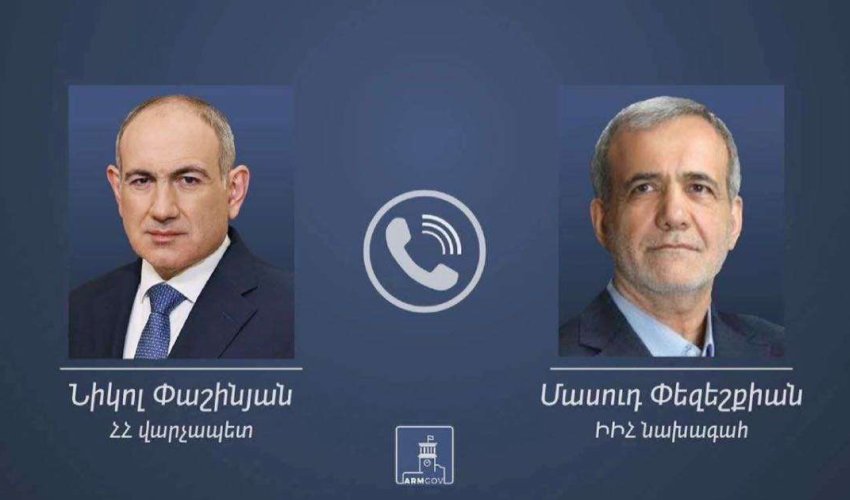 Paşinyan və İran Prezidenti regionda sülh və kommunikasiyaları müzakirə ediblər Paşinyan və İran Prezidenti regionda sülh və kommunikasiyaları müzakirə ediblər
