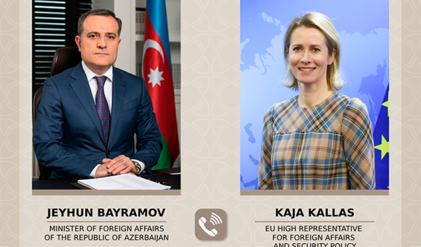 Kaya Kallasla Ceyhin Bayramov arasında telefon danışığı olub