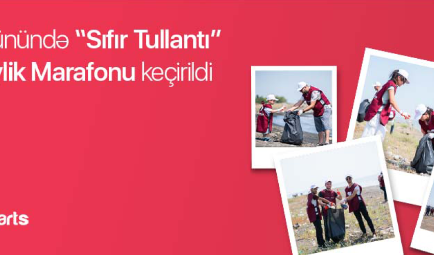 “Sıfır Tullantı” Həmrəylik Marafonu davam edir: Xəzər Günündə 768 kq tullantı toplanıldı “Sıfır Tullantı” Həmrəylik Marafonu davam edir: Xəzər Günündə 768 kq tullantı toplanıldı