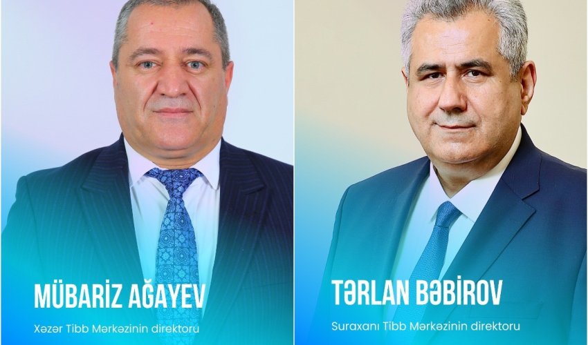 Xəzər və Suraxanı tibb mərkəzlərinə yeni direktorlar təyin olunub Xəzər və Suraxanı tibb mərkəzlərinə yeni direktorlar təyin olunub