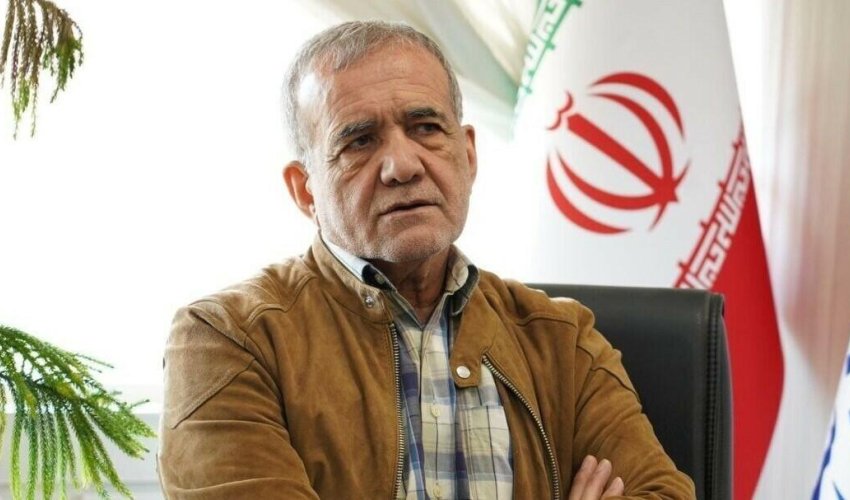 Pezeşkian Netanyahunun iranlıları etiraza çağırmasını pisləyib Pezeşkian Netanyahunun iranlıları etiraza çağırmasını pisləyib