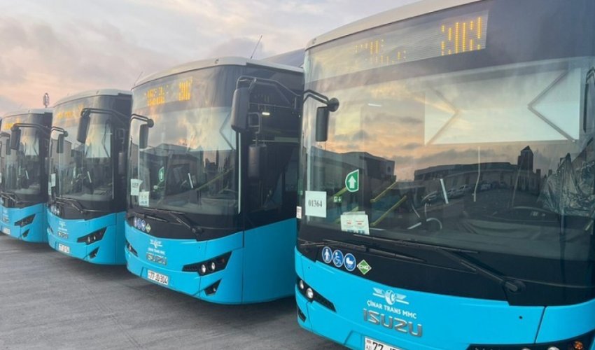 Xırdalandan Sumqayıta və Novxanıya hərəkət edən avtobuslar yenilənib