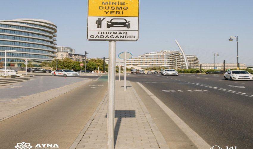 Daha iki ünvanda avtobus zolağında minib-düşmə yeri yaradılıb