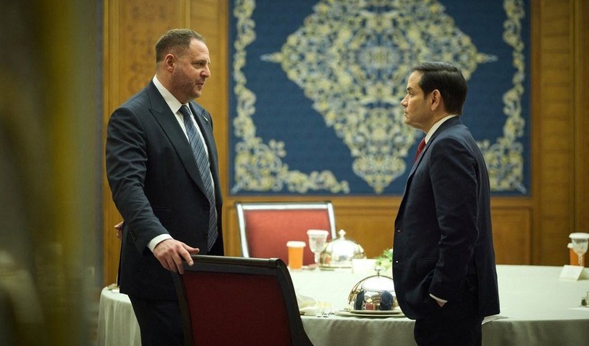 Ермак и Рубио обсудили гарантии безопасности для Украины Ермак и Рубио обсудили гарантии безопасности для Украины