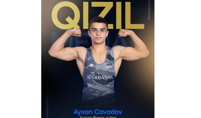 Azərbaycan güləşçisi erməni rəqibinə qalib gələrək, dünya çempionu olub