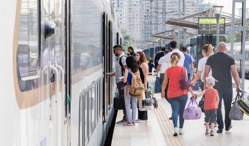 Bakıdan Ağdama qatarla səfərlər başlayır Bakıdan Ağdama qatarla səfərlər başlayır