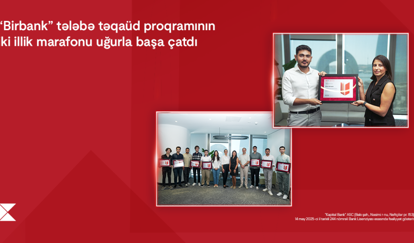 “Birbank” tələbə təqaüd proqramının iki illik marafonu uğurla başa çatdı “Birbank” tələbə təqaüd proqramının iki illik marafonu uğurla başa çatdı