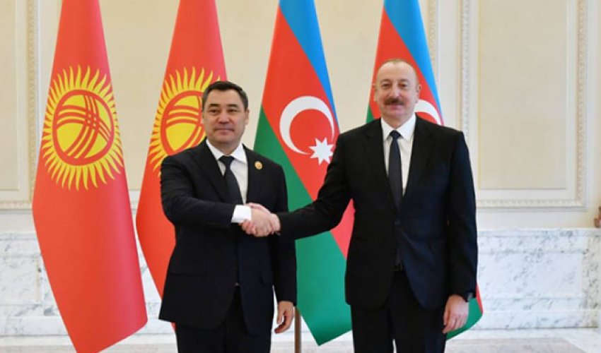 Azərbaycan Prezidenti İlham Əliyev Qırğızıstan liderini təbrik edib Azərbaycan Prezidenti İlham Əliyev Qırğızıstan liderini təbrik edib