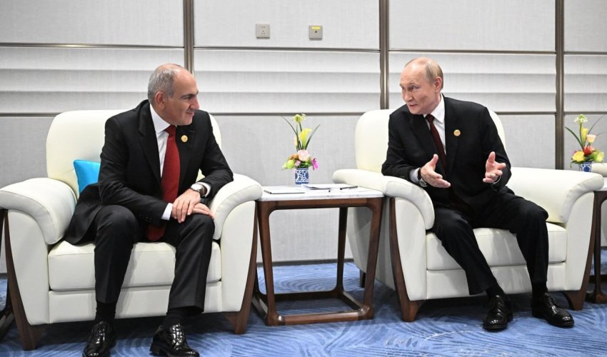Путин встретился с Пашиняном в Китае