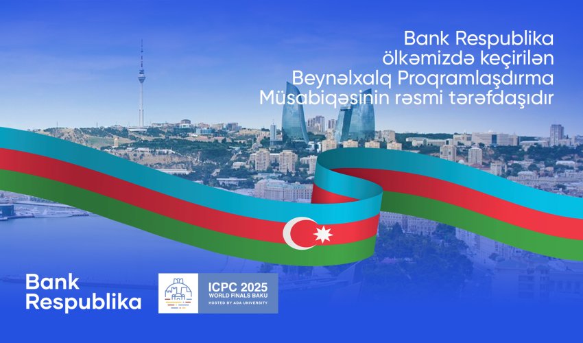 Bank Respublika ölkəmizdə keçirilən 49-cu Beynəlxalq Proqramlaşdırma Müsabiqəsinin Dünya Finalının tərəfdaşıdır Bank Respublika ölkəmizdə keçirilən 49-cu Beynəlxalq Proqramlaşdırma Müsabiqəsinin Dünya Finalının tərəfdaşıdır