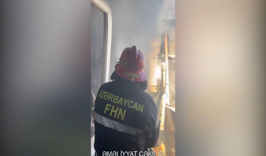 Bakıda yaşayış binasında yanğın olub, 12 nəfər təxliyə edilib Bakıda yaşayış binasında yanğın olub, 12 nəfər təxliyə edilib